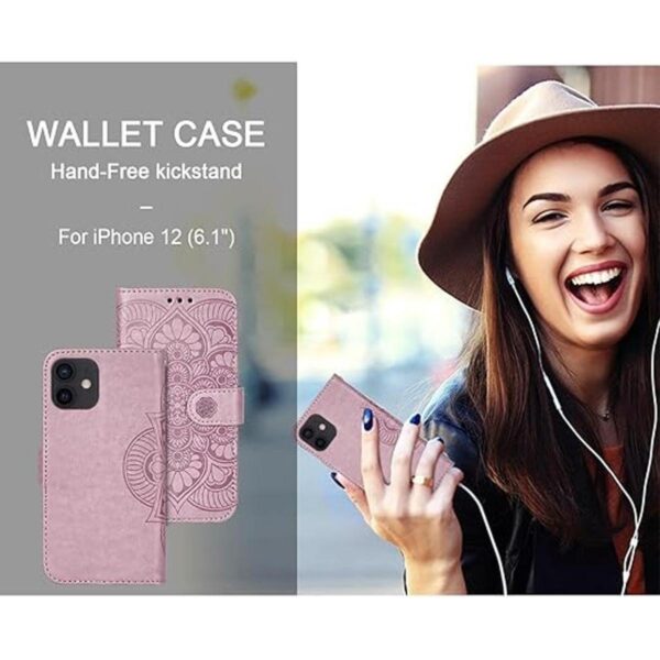 Ateeky Wallet Case for iPhone 12 and iPhone 12 Pro Stand_6