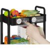 Laiensia Carrito de almacenamiento de 4 niveles