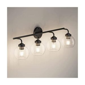Ralbay Luces industriales negras para tocador de baño 4_1