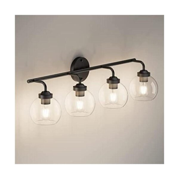 Ralbay Luces industriales negras para tocador de baño 4_1