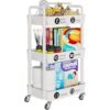 Laiensia Carrito de almacenamiento de 3 niveles