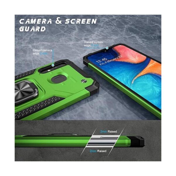MERRO Funda para Galaxy A20 con protector de pantalla de_2