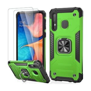 MERRO Funda para Galaxy A20 con protector de pantalla de_1