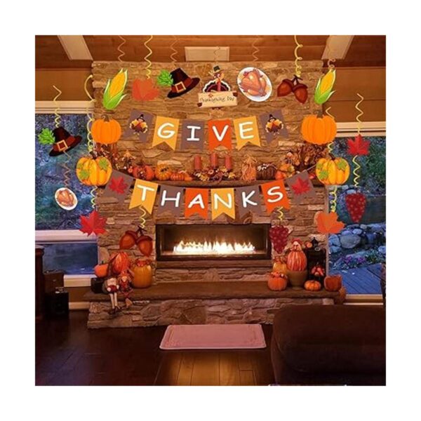 42Pcs Thanksgiving Decorations PreAssembled GIVE THANKS