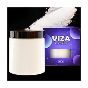 Viza Pigmento en polvo de mica blanco marfil de 6 onzas