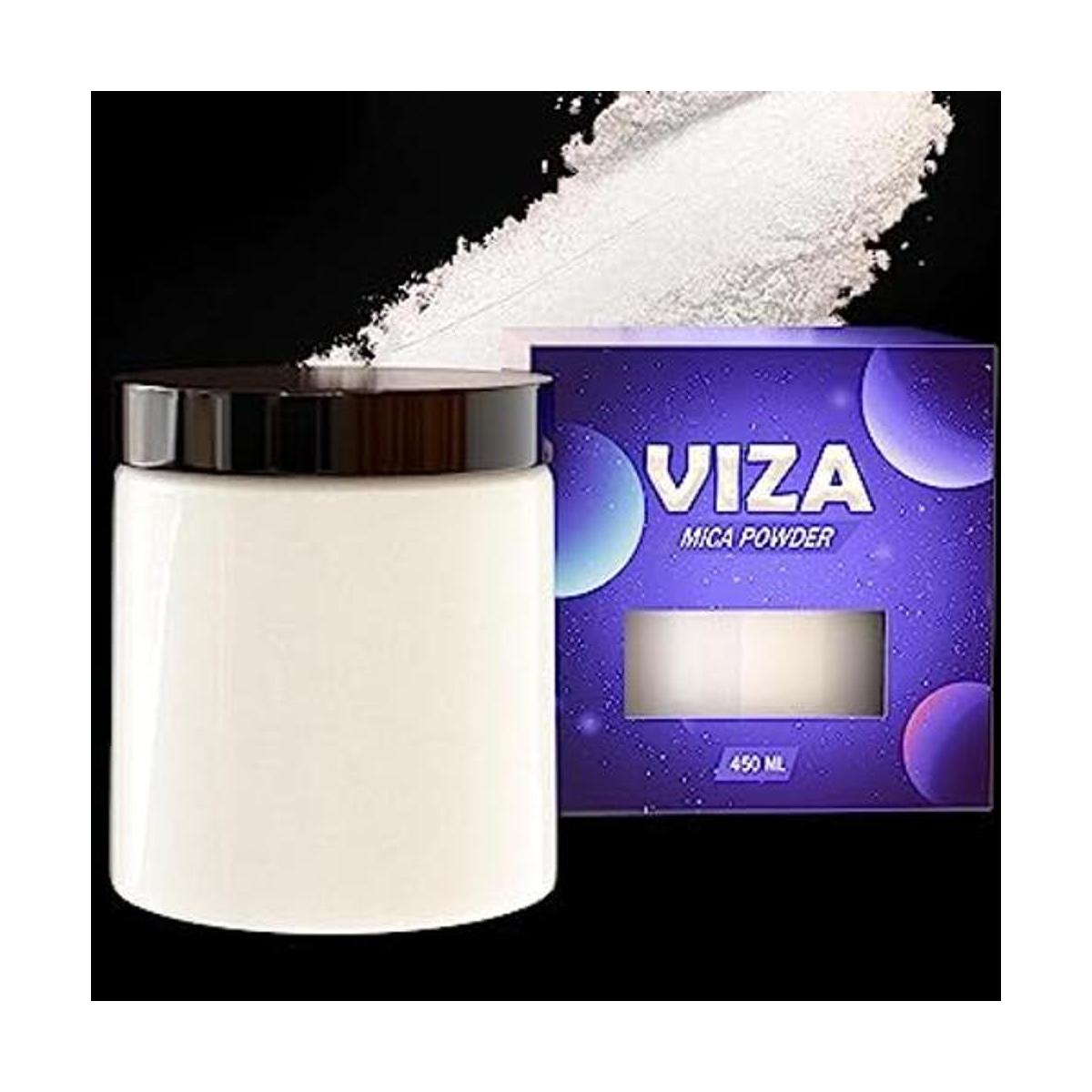 Viza Pigmento en polvo de mica blanco marfil de 6 onzas