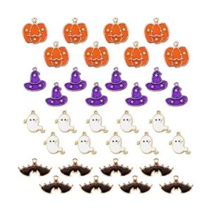 Morofme 34 dijes de Halloween varios dijes de esmalte_1