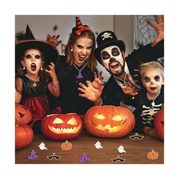 Morofme 34 dijes de Halloween varios dijes de esmalte_3