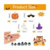 Morofme 34 dijes de Halloween varios dijes de esmalte_6