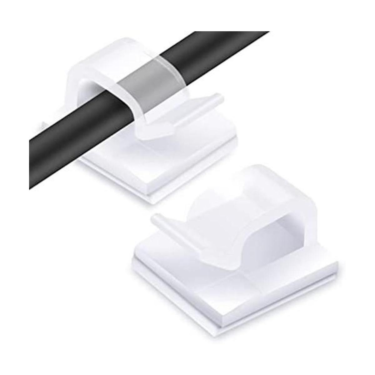 KGROTE 60 clips de cable de luz para exteriores ganchos