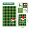 Juego de 4 toallas de cocina de Navidad con Stink Stank
