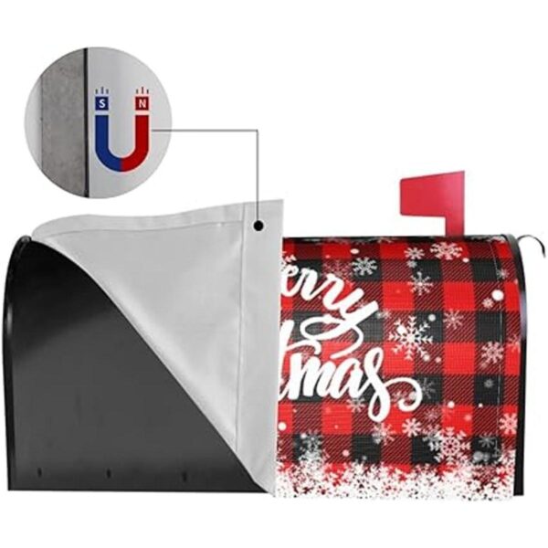 Harooni Funda magnética para buzón de Feliz Navidad