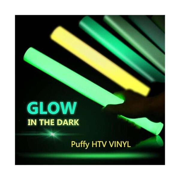 Puff Vinyl Transferencia de calor vinilo que brilla en la