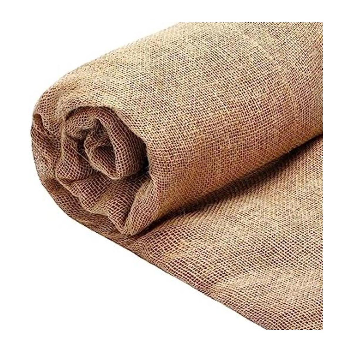 Rollo de arpillera natural de tela rústica multiusos para