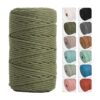 NOANTA Cuerda de macramé verde oliva 0.157 in x 109_1