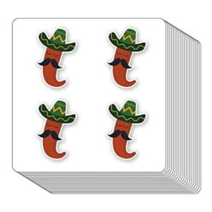 Pegatinas mexicanas de chile de 1 pulgada para álbumes de_1