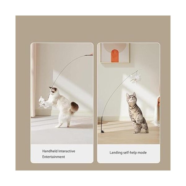Varita de juguete para gatos juguetes interactivos_2
