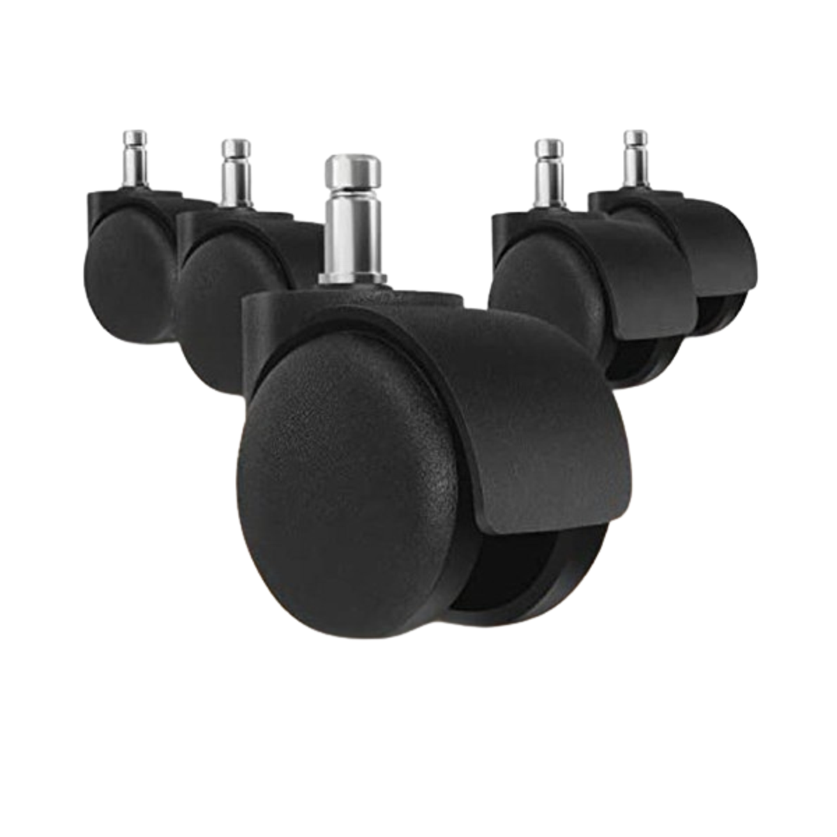 Office Chair Wheels 2 Inch Chair Caster Wheel Set of 5