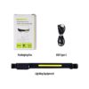 LED de haz ancho recargable faro con sensor de