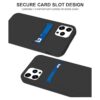 Funda de silicona para tarjetas compatible con iPhone 14_3