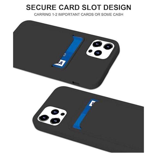 Funda de silicona para tarjetas compatible con iPhone 14_3