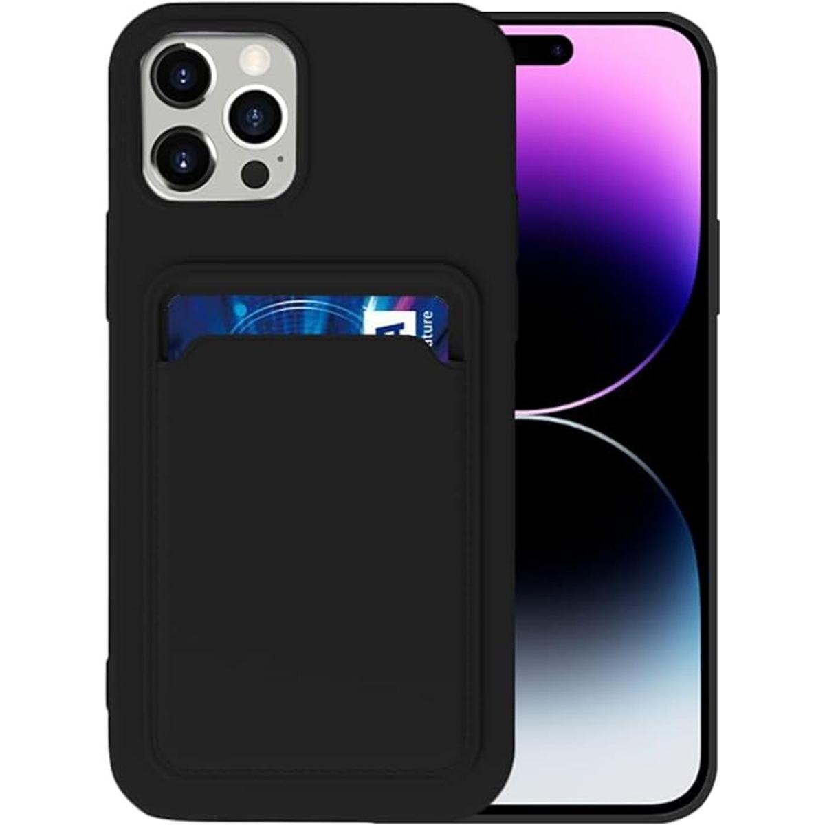 Funda de silicona para tarjetas compatible con iPhone 14