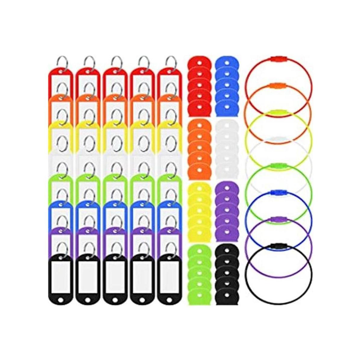 Juego de 88 tapas de llaves 40 fundas de identificación
