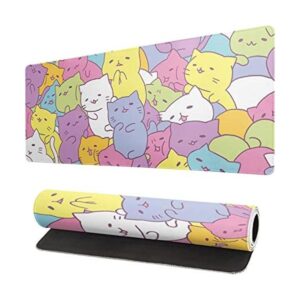 Kawaii Cats Alfombrilla de mouse para juegos alfombrilla_1