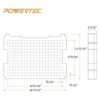 POWERTEC 71585P2 Inserto de espuma personalizable
