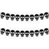 SaktopDeco Paquete de 2 guirnaldas de calavera de fieltro_1