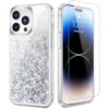 Caka Funda compatible con iPhone 14 Pro Max con purpurina_1