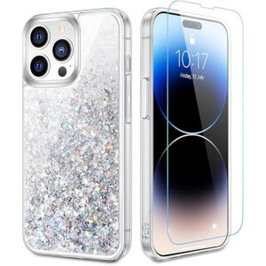 Caka Funda compatible con iPhone 14 Pro Max con purpurina_1
