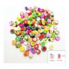 JEBBO 480 cuentas de arcilla de frutas para hacer joyas