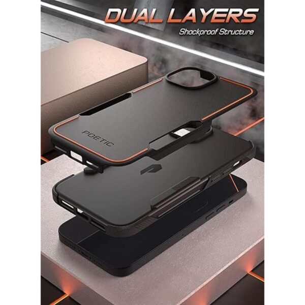 Poetic Neon Series Funda para iPhone 14 de doble capa_3