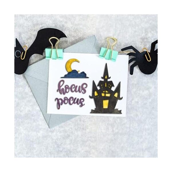 Hying Troqueles de palabras de bruja de Halloween para_3
