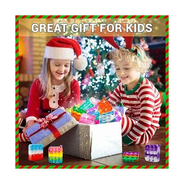 106 PCS Mini Pop Keychain Fidget Sensory Toys Fidget Mini_6