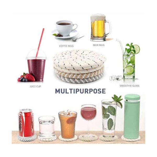Meltset Posavasos de tela absorbente para bebidas juego