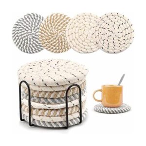 Meltset Posavasos de tela absorbente para bebidas juego