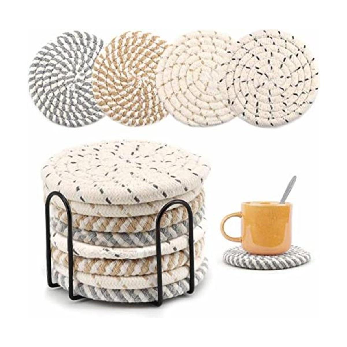 Meltset Posavasos de tela absorbente para bebidas juego