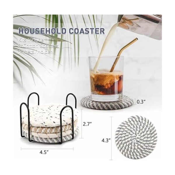 Meltset Posavasos de tela absorbente para bebidas juego