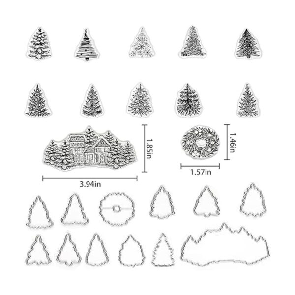 Hying Sellos y troqueles de árbol de Navidad para hacer_2