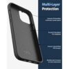 Encased Funda delgada diseñada para iPhone 14 con clip_5