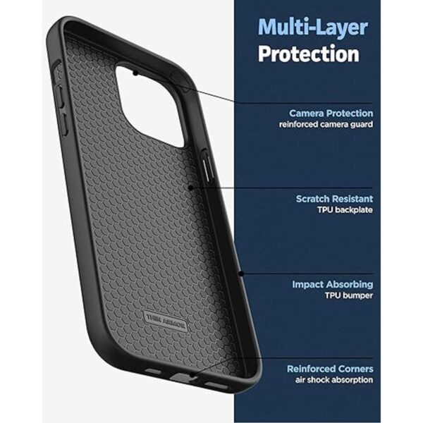 Encased Funda delgada diseñada para iPhone 14 con clip_5