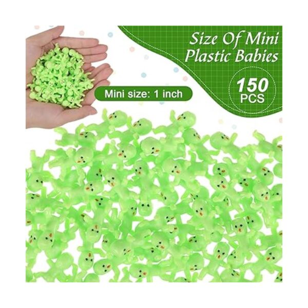 150 piezas de mini muñeca de bebé de plástico de 1 pulgada_2