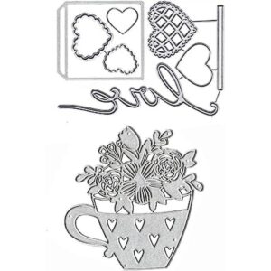 Hying Troqueles de palabras de flores para hacer tarjetas_1
