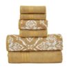 Modern Threads Amaris Juego de 6 toallas de jacquard_1