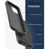 Encased Funda Rebel diseñada para iPhone 14 con clip para_5