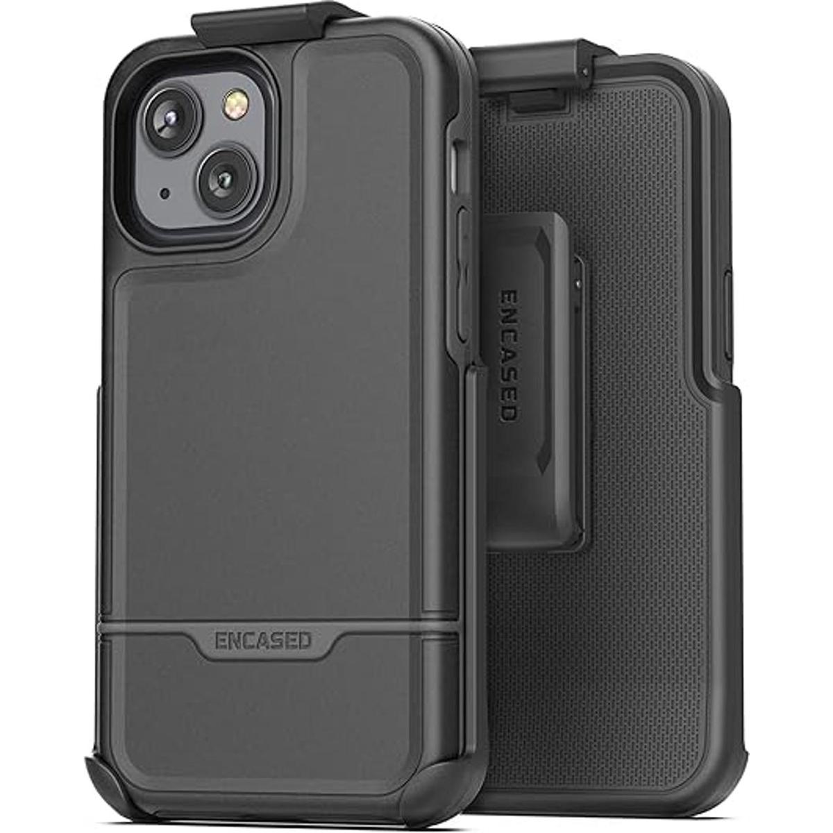 Encased Funda Rebel diseñada para iPhone 14 con clip para