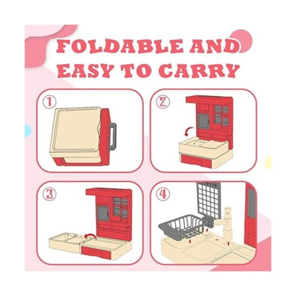 Aikitub Juego de cocina para niños 49 piezas de_6