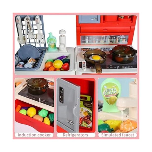 Aikitub Juego de cocina para niños 49 piezas de_5